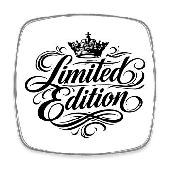 Édition limitée - Magnet carré - blanc - Devant