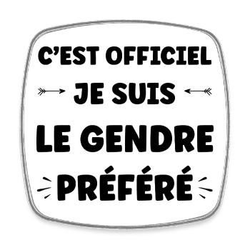 son-in-law - Square fridge magnet - white - Front