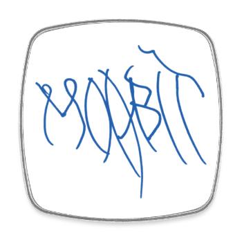 Berlin Moabit - Viereckiger Kühlschrankmagnet - Weiß - Vorne