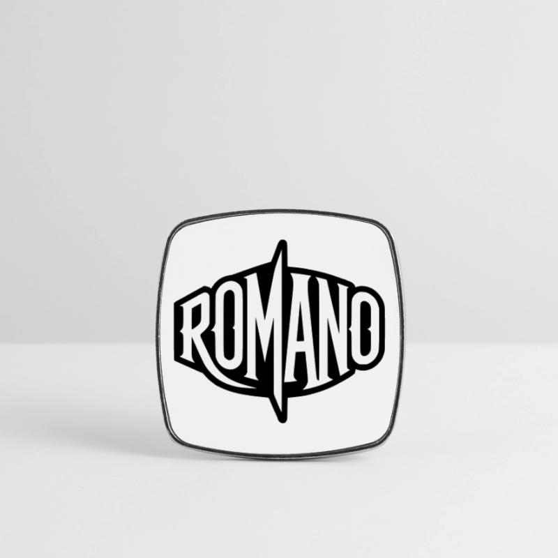 Romano - Römer oder Namens-Emblem Viereckiger Kühlschrankmagnet