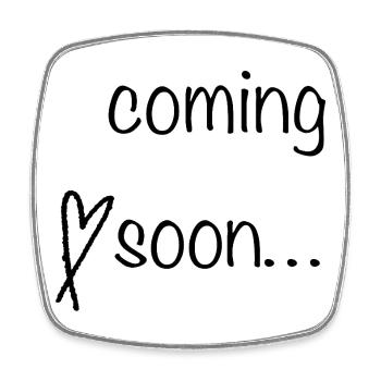 Coming Soon Schriftzug - Viereckiger Kühlschrankmagnet - Weiß - Vorne