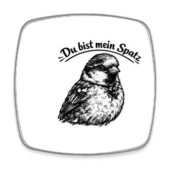 Tu es mon moineau - Magnet carré - blanc - Devant