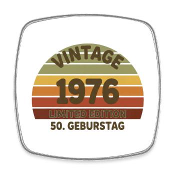 Édition limitée Vintage 1976 – 50e anniversaire - Magnet carré - blanc - Devant
