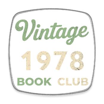 Cadeau vintage de l’année de naissance rétro du club de lecture 1978 - Magnet carré - blanc - Devant