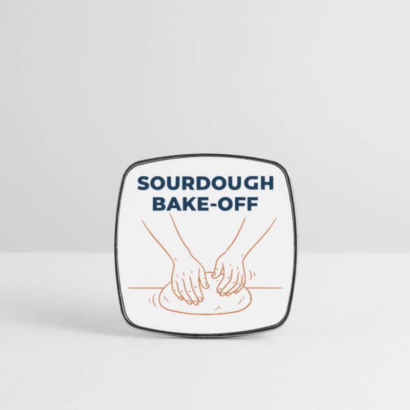 Sourdough Bake Off Bread Baking Baker Bread Making Square fridge magnet