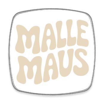 Mallemaus JGA Frauen Mallorca Fan Party Malle Maus - Viereckiger Kühlschrankmagnet - Weiß - Vorne