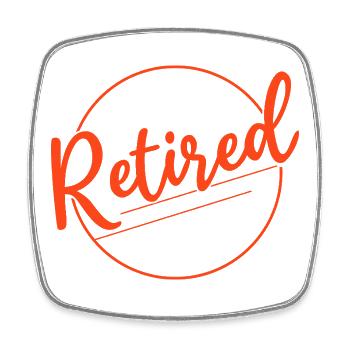 The Legend Has Retired Funny Retirement - Square fridge magnet - white - Front