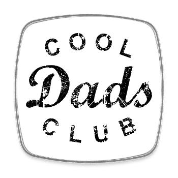 Cool Dads Club Dad Father's Day Gift - Square fridge magnet - white - Front