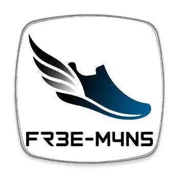 Wings of Speed Sneaker - Square fridge magnet - white - Front