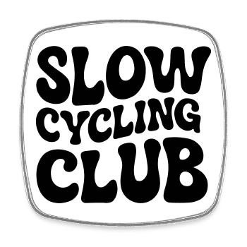 Club de Cyclisme Lent - Magnet carré - blanc - Devant
