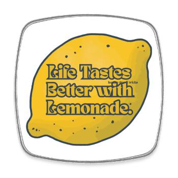 Lemonade! - Magnet carré - blanc - Devant