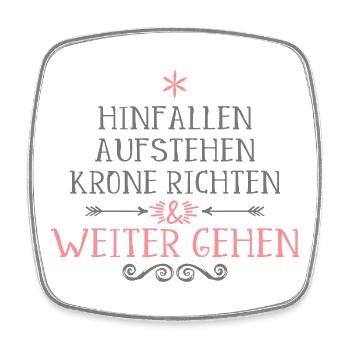 lustige Sprüche - Viereckiger Kühlschrankmagnet - Weiß - Vorne