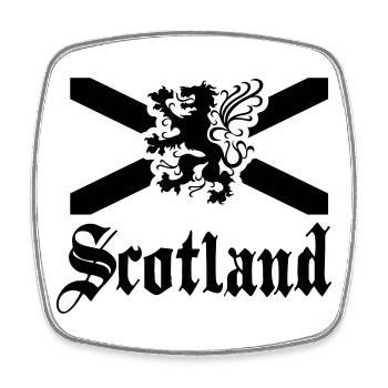 ecosse - Magnet carré - blanc - Devant