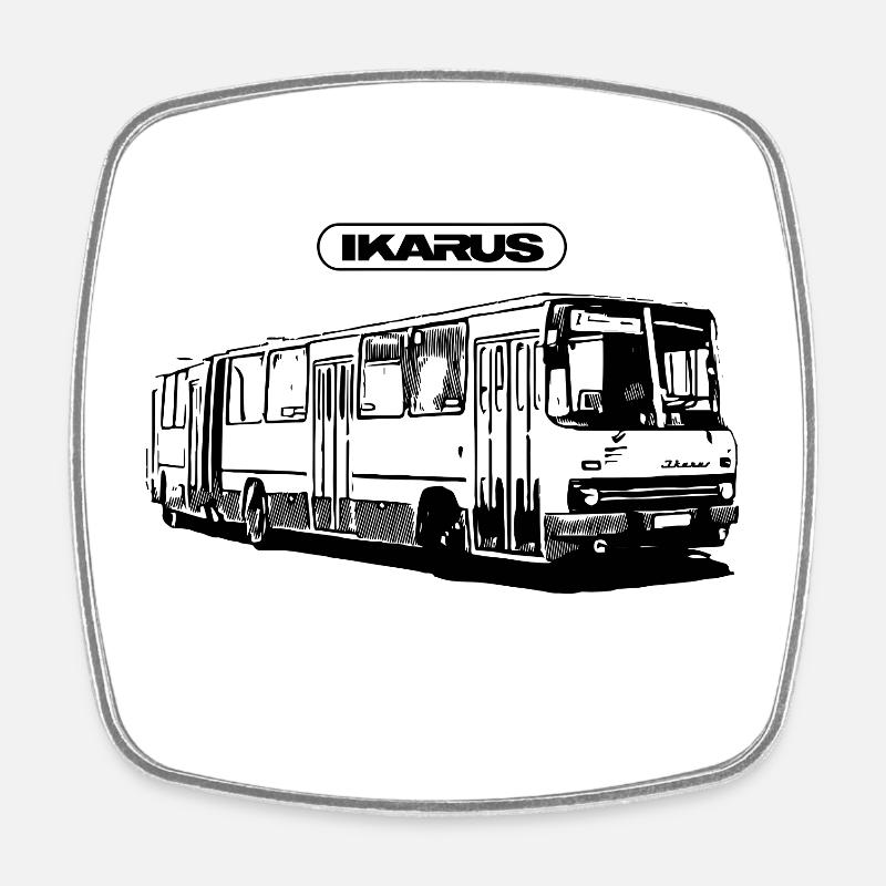 IKARUS 280 - Square fridge magnet - white