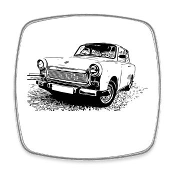  P 601 S - Magnet carré - blanc - Devant