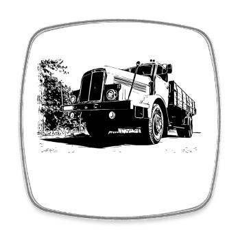 IFA H6 - Square fridge magnet - white - Front
