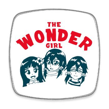 The Wonder Girl Graphic - Square fridge magnet - white - Front