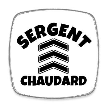 septième compagnie, militaire, militaire humour - Magnet carré - blanc - Devant