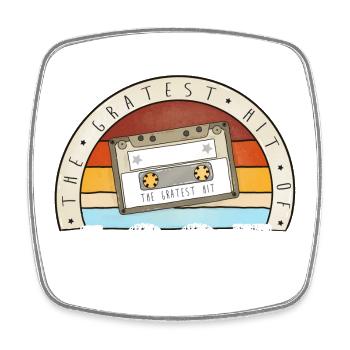 Gratest Hit of 1993 - 30th birthday, born in 93 - Square fridge magnet - white - Front