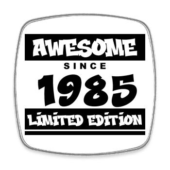 1985 - Jahrgang 1985 - Fantastisch seit 1985 - Viereckiger Kühlschrankmagnet - Weiß - Vorne