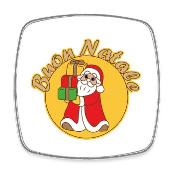 Santa Gifts - Square fridge magnet - white - Front