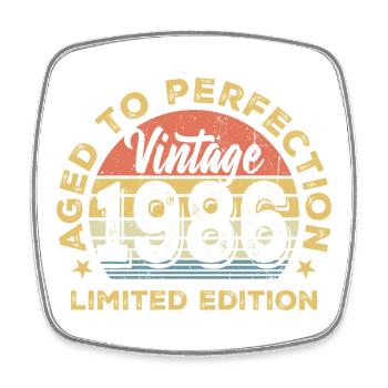 Vintage66 Limited Edition - Square fridge magnet - white - Front