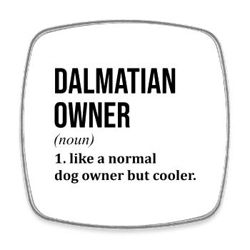 Dalmatian - Square fridge magnet - white - Front
