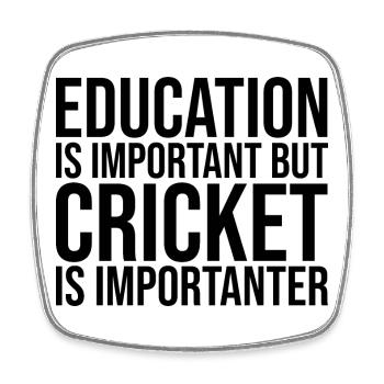 Cricket Cricket Cricket - Square fridge magnet - white - Front