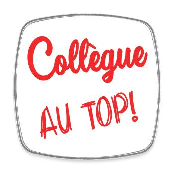 COLLEGUE. DEPART. EMPLOI. HUMOUR. MANAGER. CHEF - Magnet carré - blanc - Devant