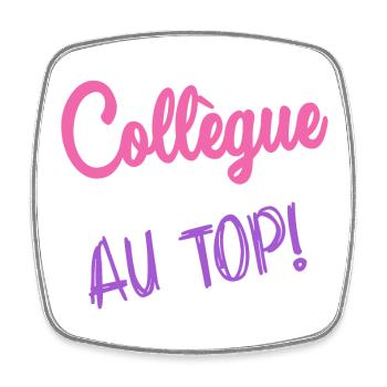 COLLEGUE. RETRAITE. RETRAITE. RETRAITEE - Magnet carré - blanc - Devant