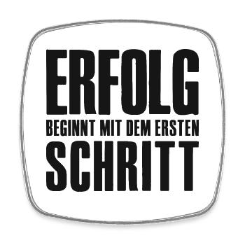 Success Saying for Founder Entrepreneur Startup - Square fridge magnet - white - Front