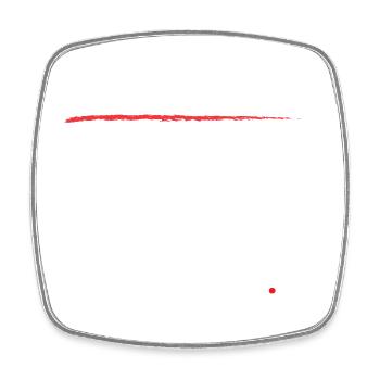 The True Source Of Creativity Is Always Ahead [W] - Square fridge magnet - white - Front
