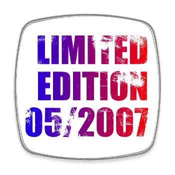 18ème Anniversaire Edition Limitée 05/2007 - Magnet carré - blanc - Devant