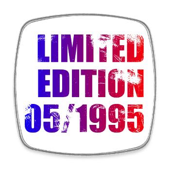 30e anniversaire Edition Limitée 05/1995 - Magnet carré - blanc - Devant