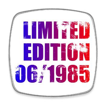 40e anniversaire Edition limitée 06/1985 - Magnet carré - blanc - Devant