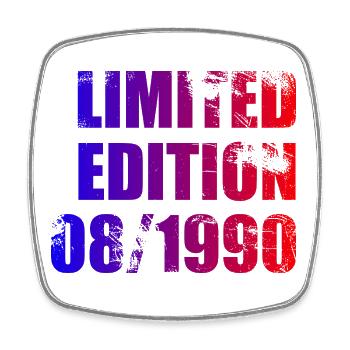 35e anniversaire Edition limitée 08/1990 - Magnet carré - blanc - Devant
