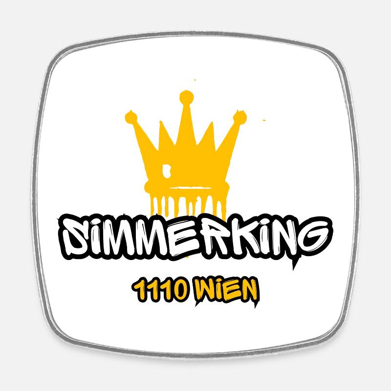 Simmeringer MIJOTE ! - Magnet carré - blanc