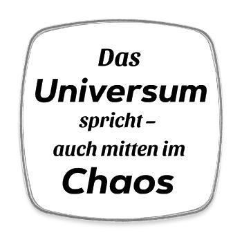 Das_Universum - Square fridge magnet - white - Front