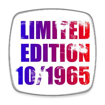 60e anniversaire Edition limitée 10/1965 - Magnet carré - blanc - Devant