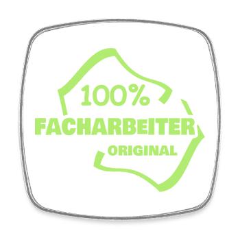 Occupation: Skilled worker - Square fridge magnet - white - Front