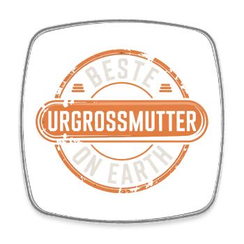 Beste Urgrossmutter Oma Geschenk - Viereckiger Kühlschrankmagnet - Weiß - Vorne