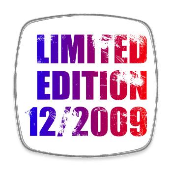 16e anniversaire Edition limitée 12/2009 - Magnet carré - blanc - Devant