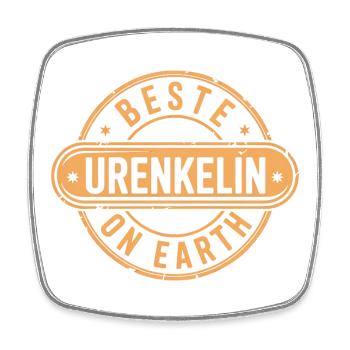 Beste Urenkelin - Viereckiger Kühlschrankmagnet - Weiß - Vorne