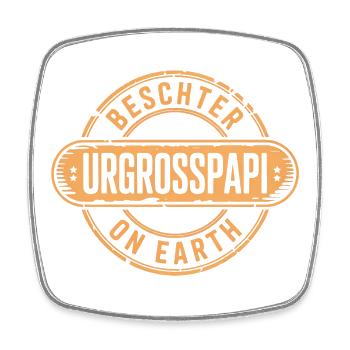 Best great-granddaddy Switzerland dialect - Square fridge magnet - white - Front