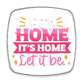 Humanity Equality - Square fridge magnet - white - Front
