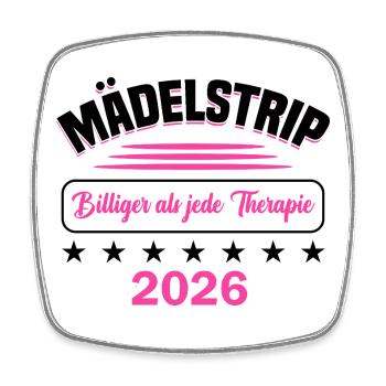 Voyage des filles 2026 Voyage des filles Tournée des filles Voyage des filles - Magnet carré - blanc - Devant