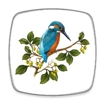 Bunter Vogel - Viereckiger Kühlschrankmagnet - Weiß - Vorne
