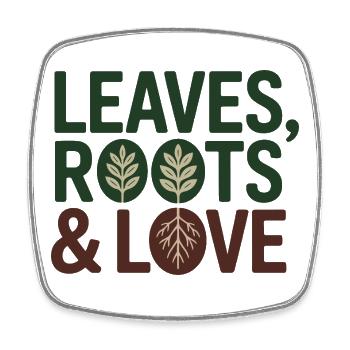 Herbalist Leaves Roots Love Professional Clinical  - Square fridge magnet - white - Front