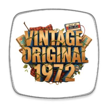 Vintage Original 1972 - Magnet carré - blanc - Devant