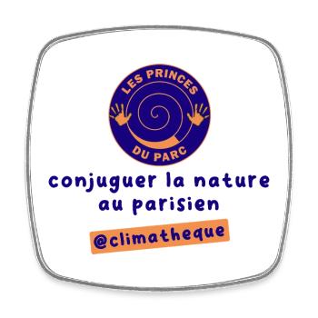 identite_visuelle_du_projet_climatheque - Magnet carré - blanc - Devant